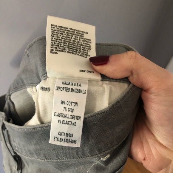 Agolde Sophie High Rise Skinny Jeans Gray 28 - Picture 7 of 9